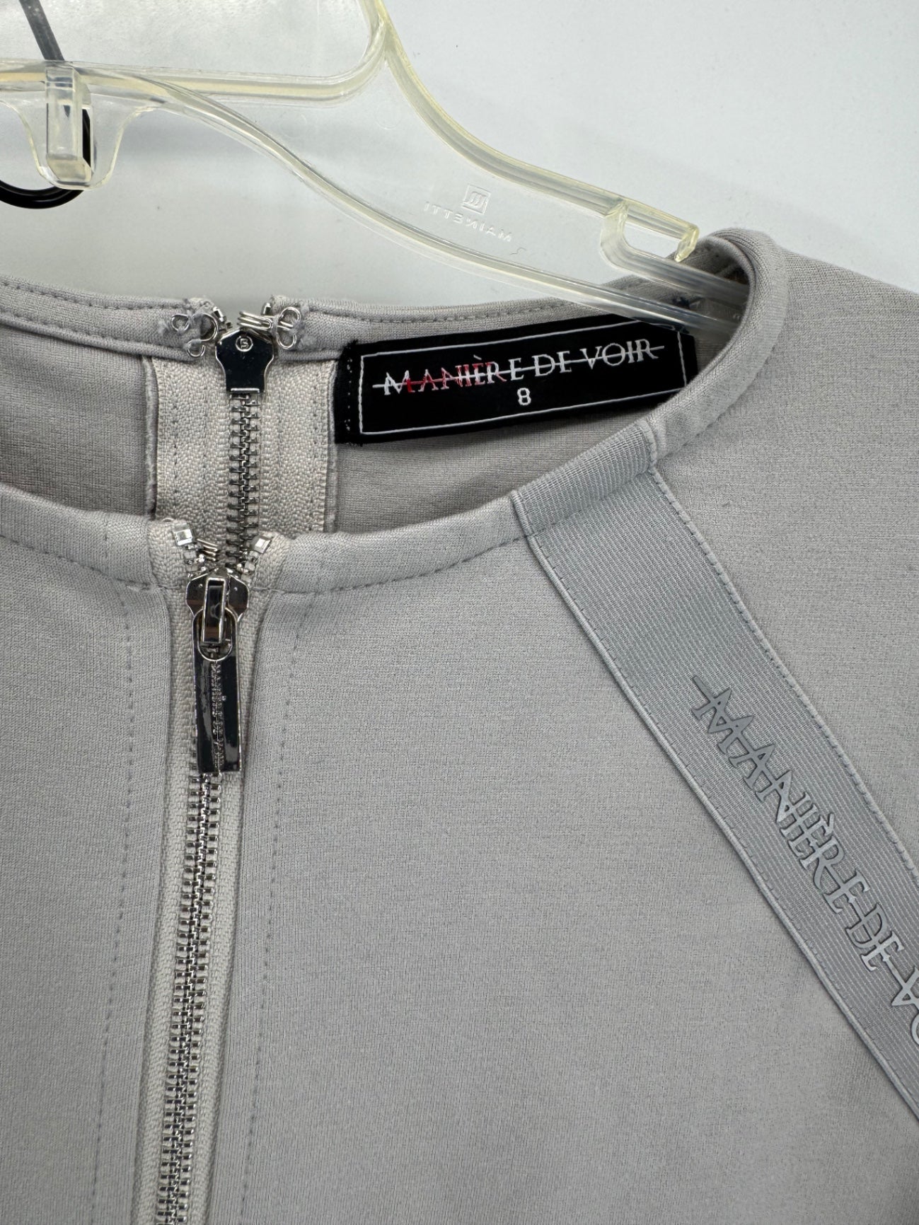 Manière De Voir Gray Jumpsuit Sz M