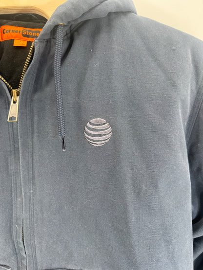 Corner Stone AT&T Duck canvas blue jacket sz.L