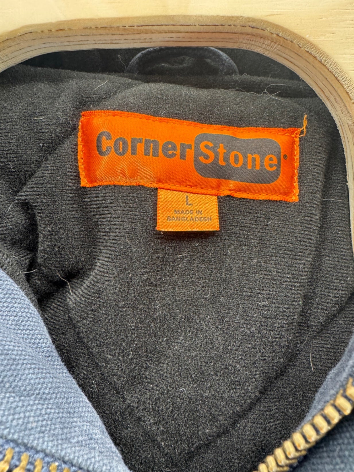 Corner Stone AT&T Duck canvas blue jacket sz.L