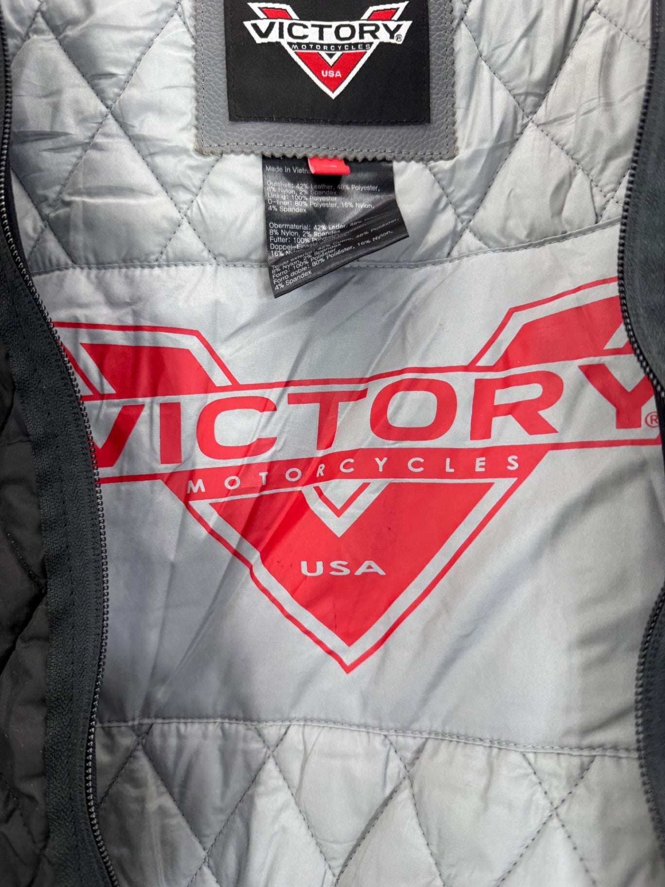 Victory Motorcycles Quilted Insert