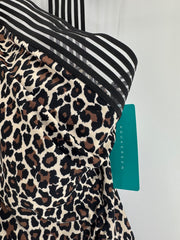 Aqua Green Leopard Print Swimsuit Size XL