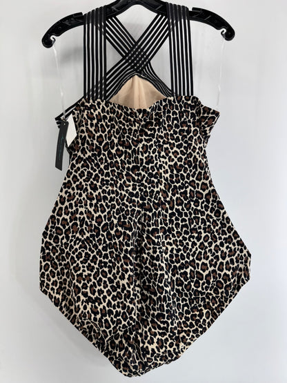 Aqua Green Leopard Print Swimsuit
