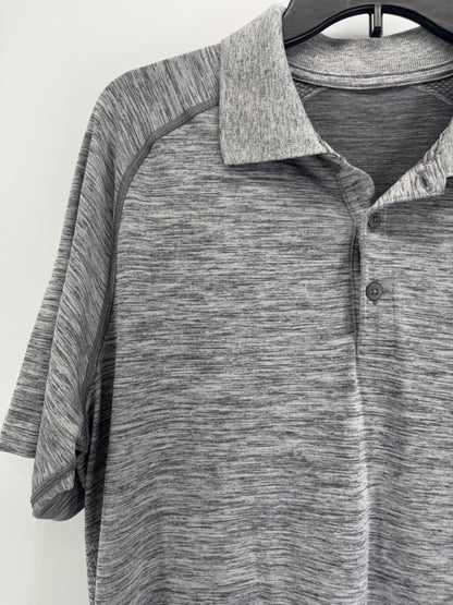 LULULEMON gray men’s polo