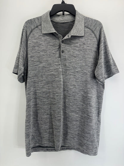 LULULEMON gray men’s polo