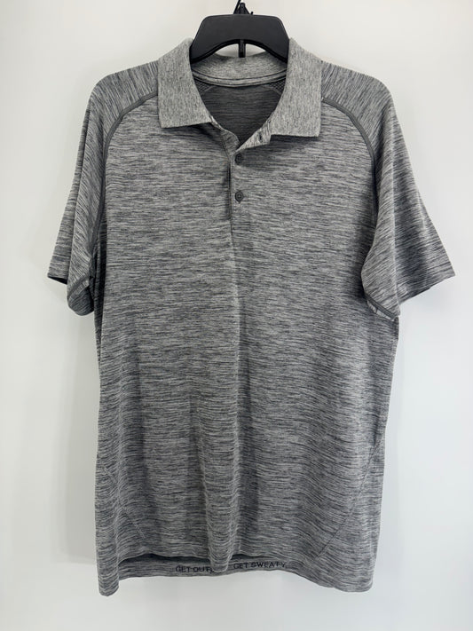 LULULEMON gray men’s polo