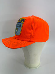 Vintage Hunter Orange Bass Hat