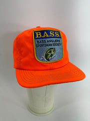 Vintage Hunter Orange Bass Hat