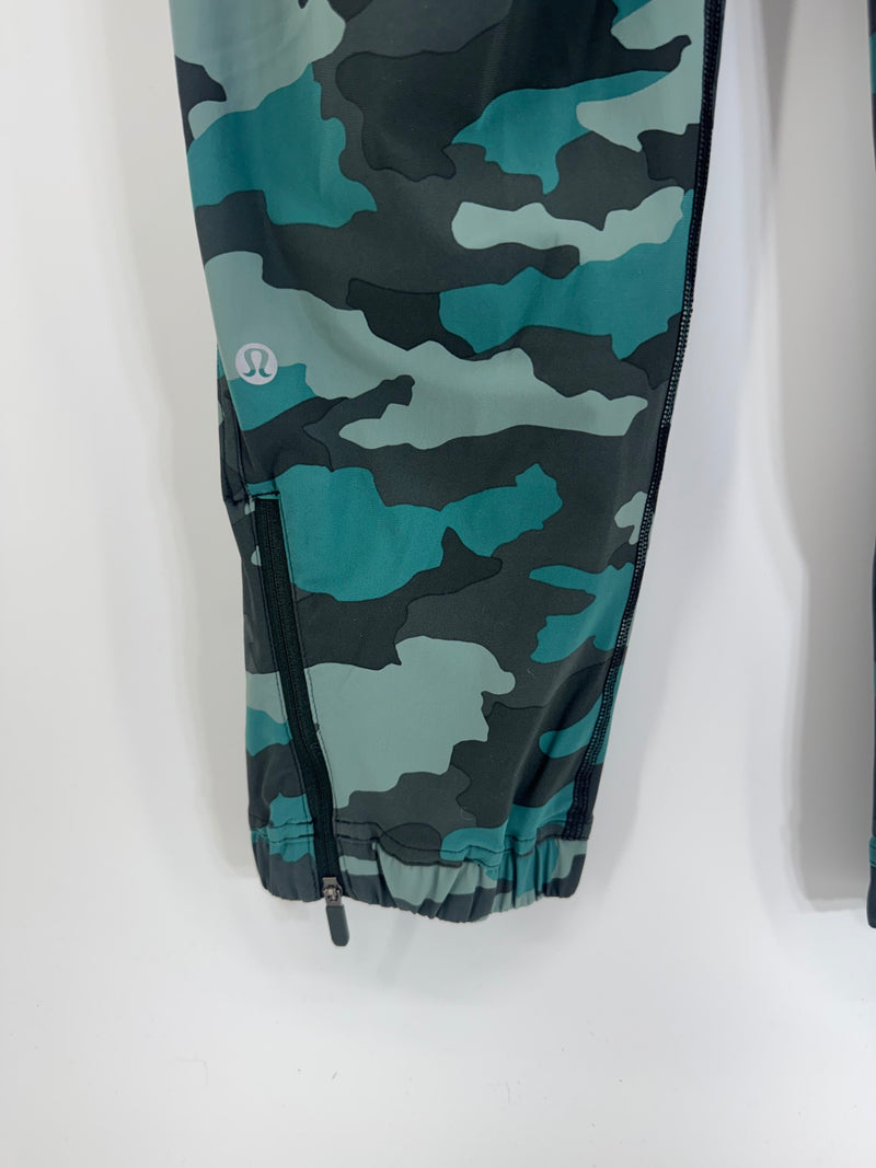 LULULEMON - Teal Camo Joggers - 4
