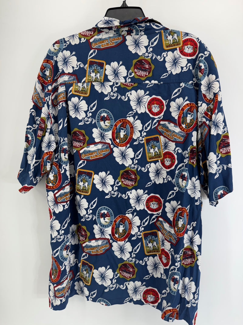 BIG DOGS Hawaiian Button Up Shirt