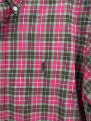 Ralph Lauren Plaid Button up red/green