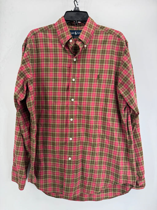 Ralph Lauren Plaid Button up red/green