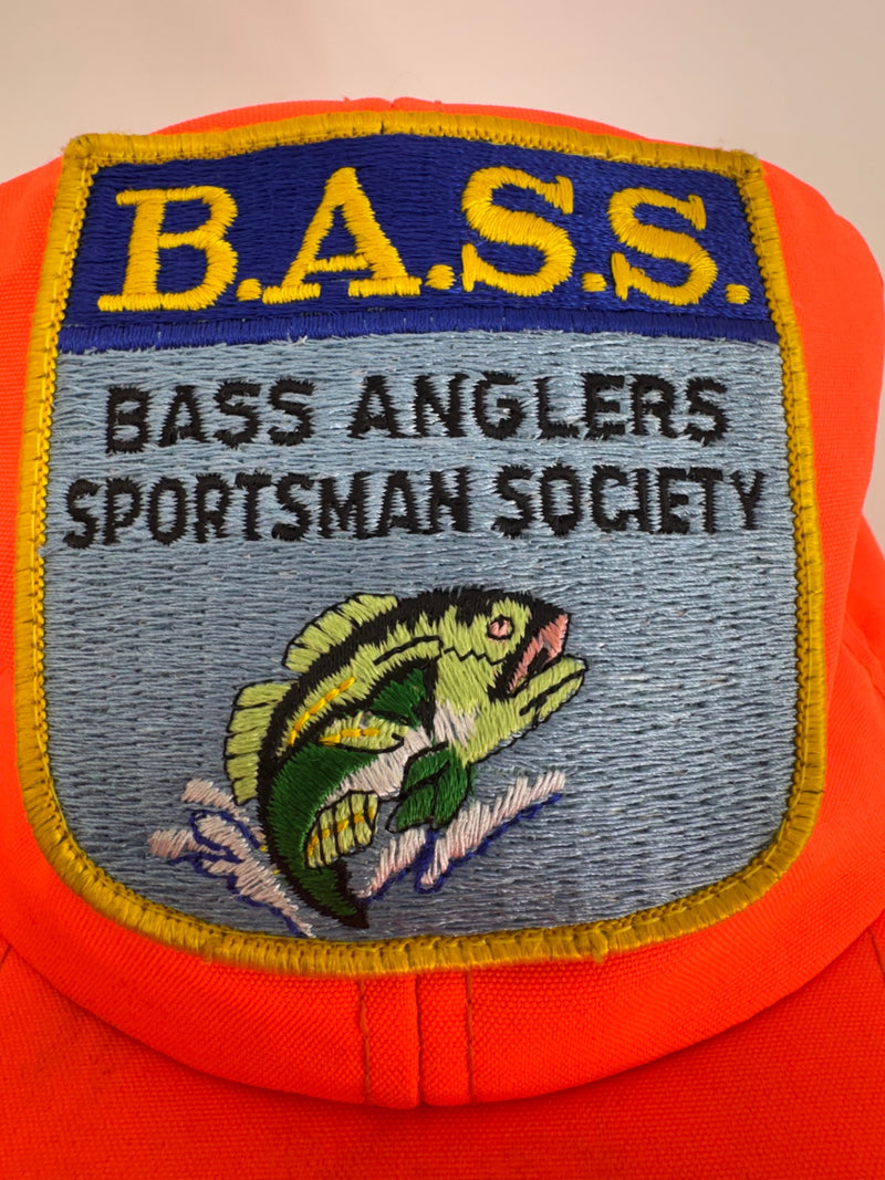 Vintage Hunter Orange Bass Hat