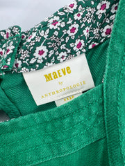 MAEVE Green Dress Side Button Jumper - Sz XXS