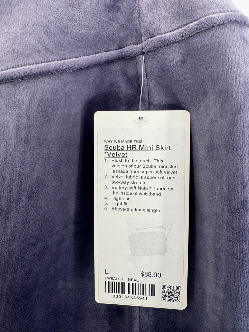Lululemon Scuba HR Mini Skirt velvet