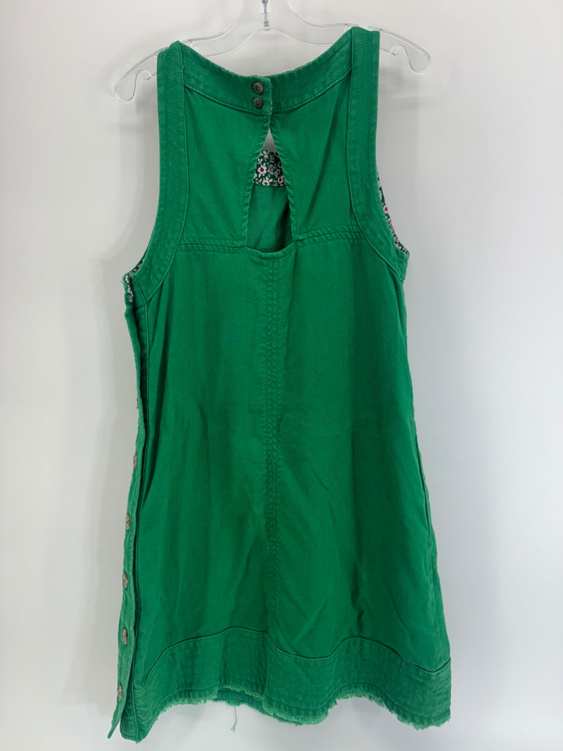 MAEVE Green Dress Side Button Jumper - Sz XXS