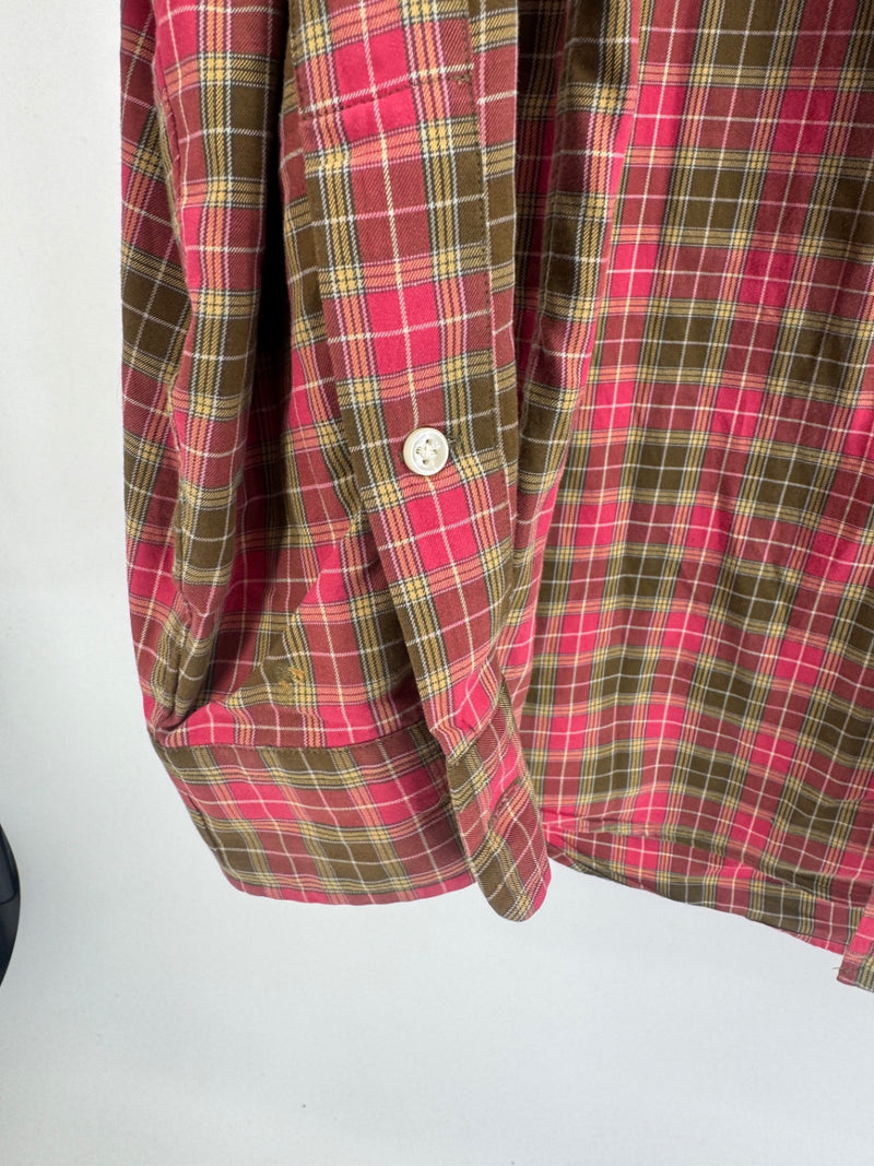 Ralph Lauren Plaid Button up red/green