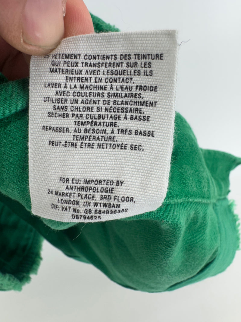 MAEVE Green Dress Side Button Jumper - Sz XXS