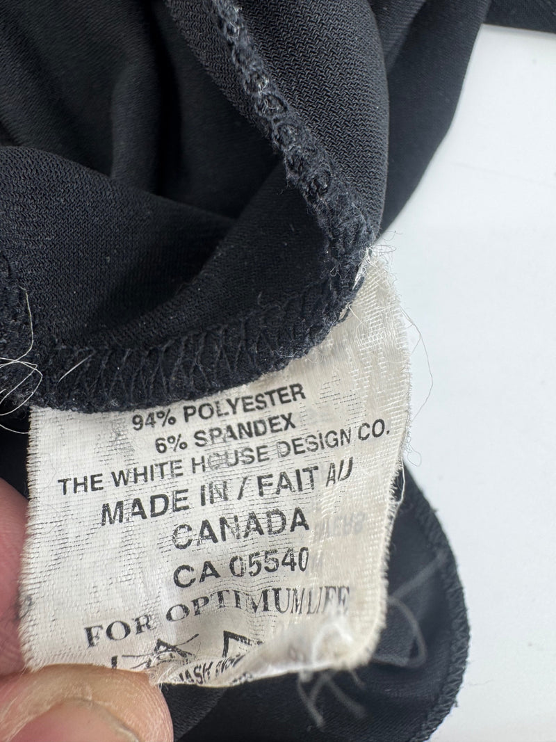 Sympli black spandex overcoat/cape