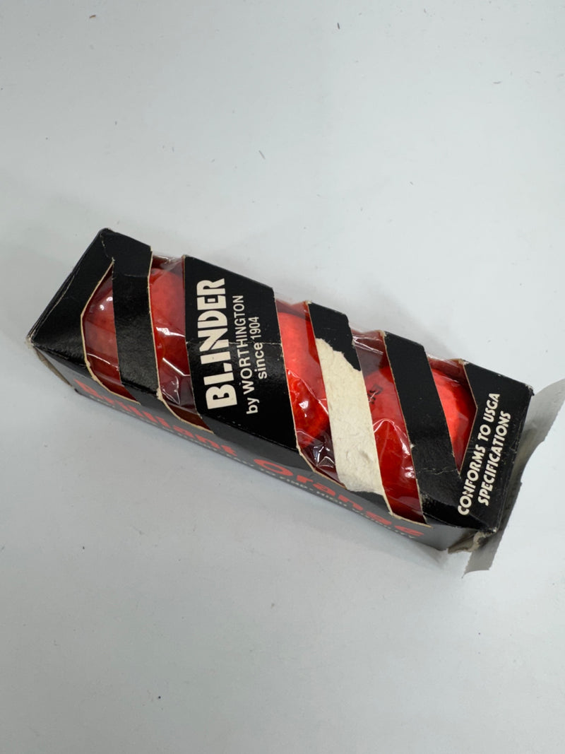Vintage Worthington Blinder Orange Golf Balls