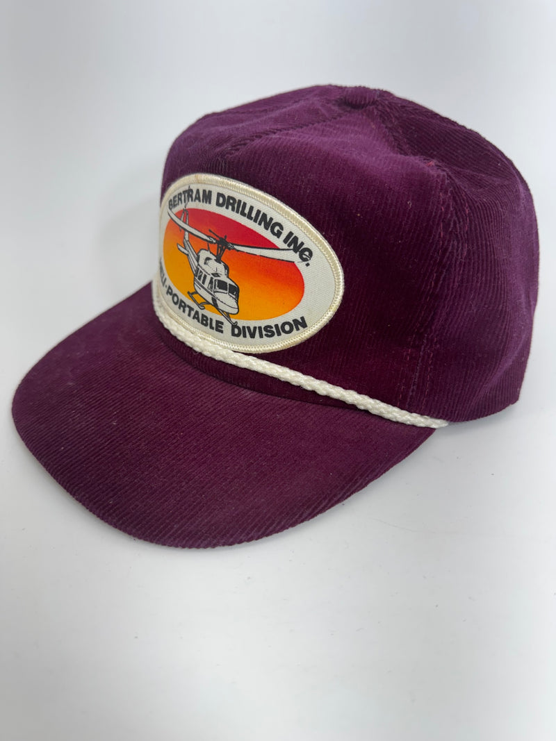 Bertram Drilling Inc. Corduroy Snapback Cap