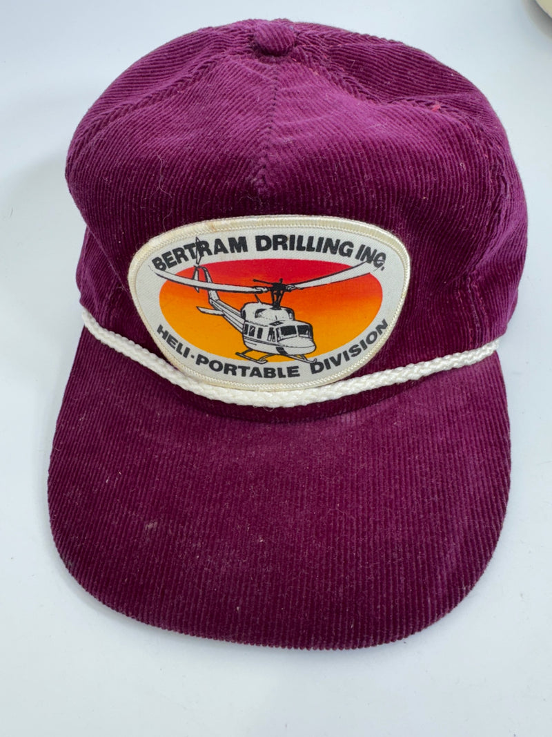 Bertram Drilling Inc. Corduroy Snapback Cap