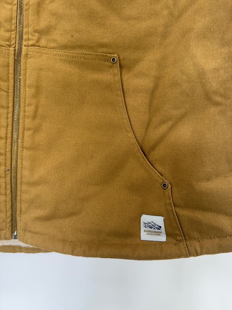 Bass Creek Outfitters Vest Sherpa/Duck Canvas 2XL
