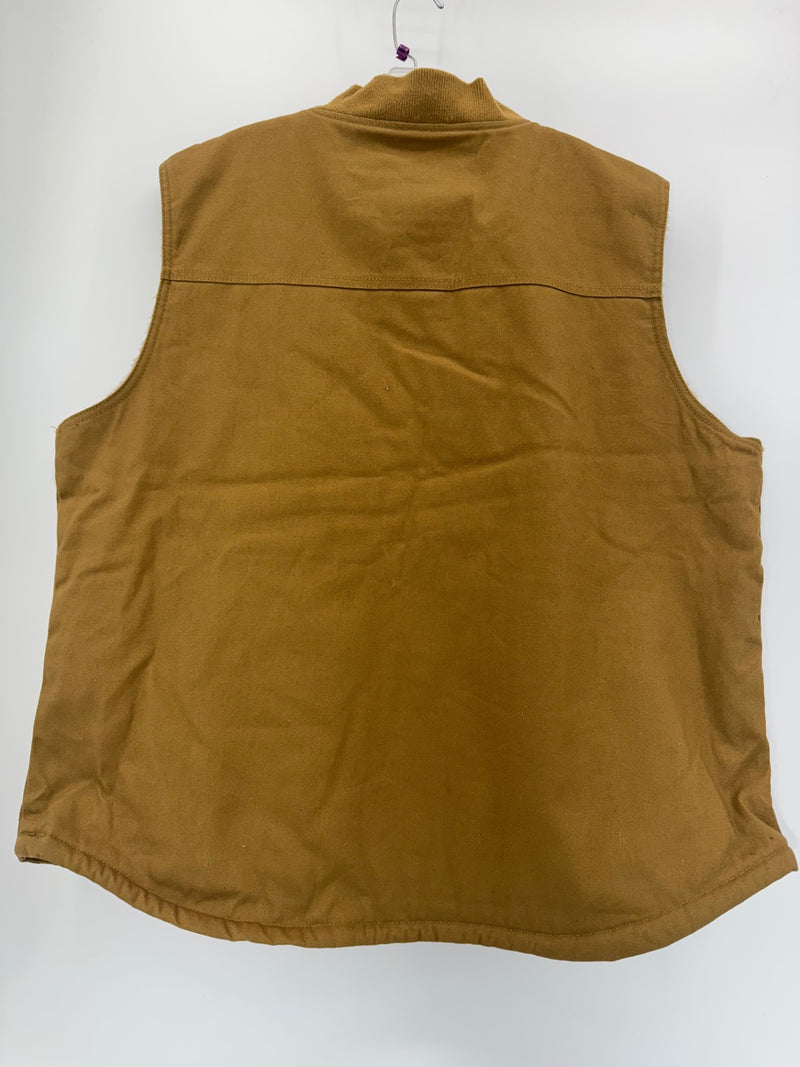 Bass Creek Outfitters Vest Sherpa/Duck Canvas 2XL