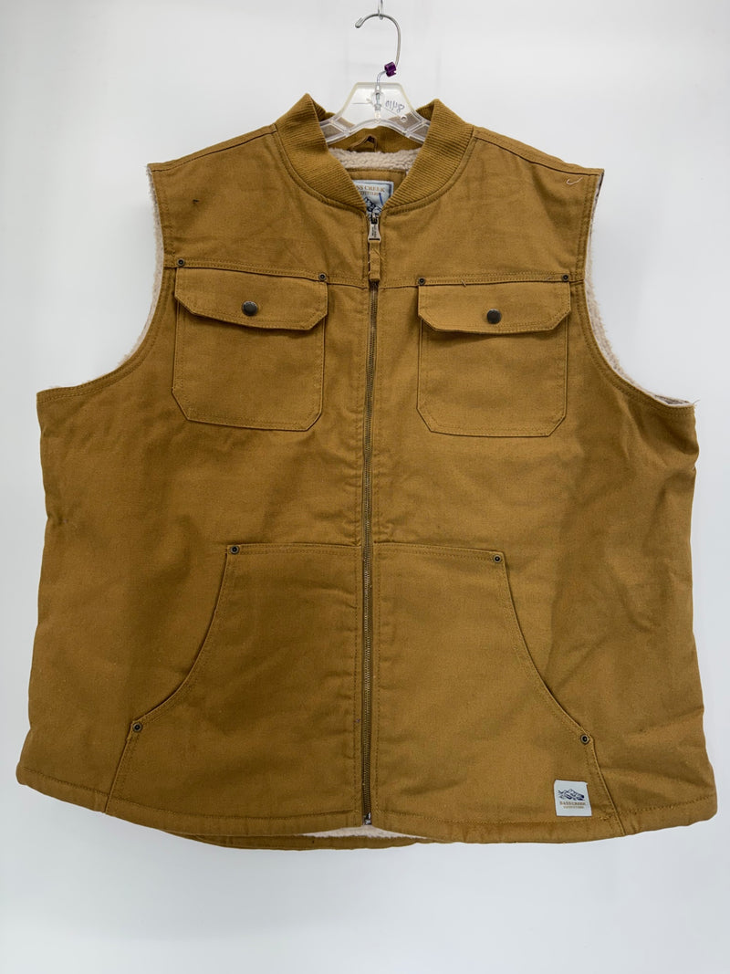 Bass Creek Outfitters Vest Sherpa/Duck Canvas 2XL