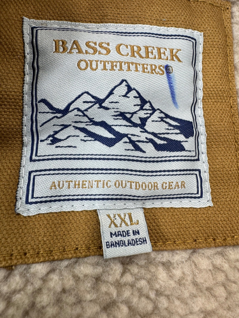 Bass Creek Outfitters Vest Sherpa/Duck Canvas 2XL