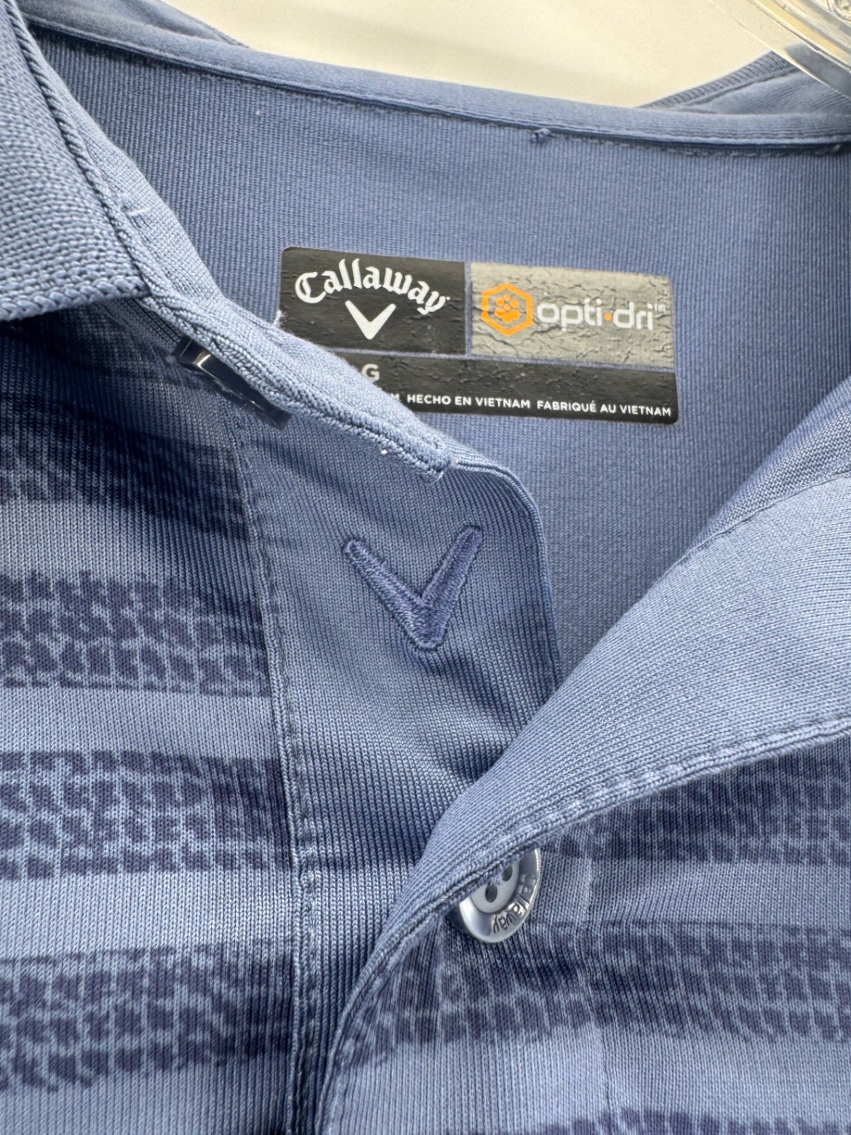 Callaway Opti Dri Golf Polo Multi Color Blu