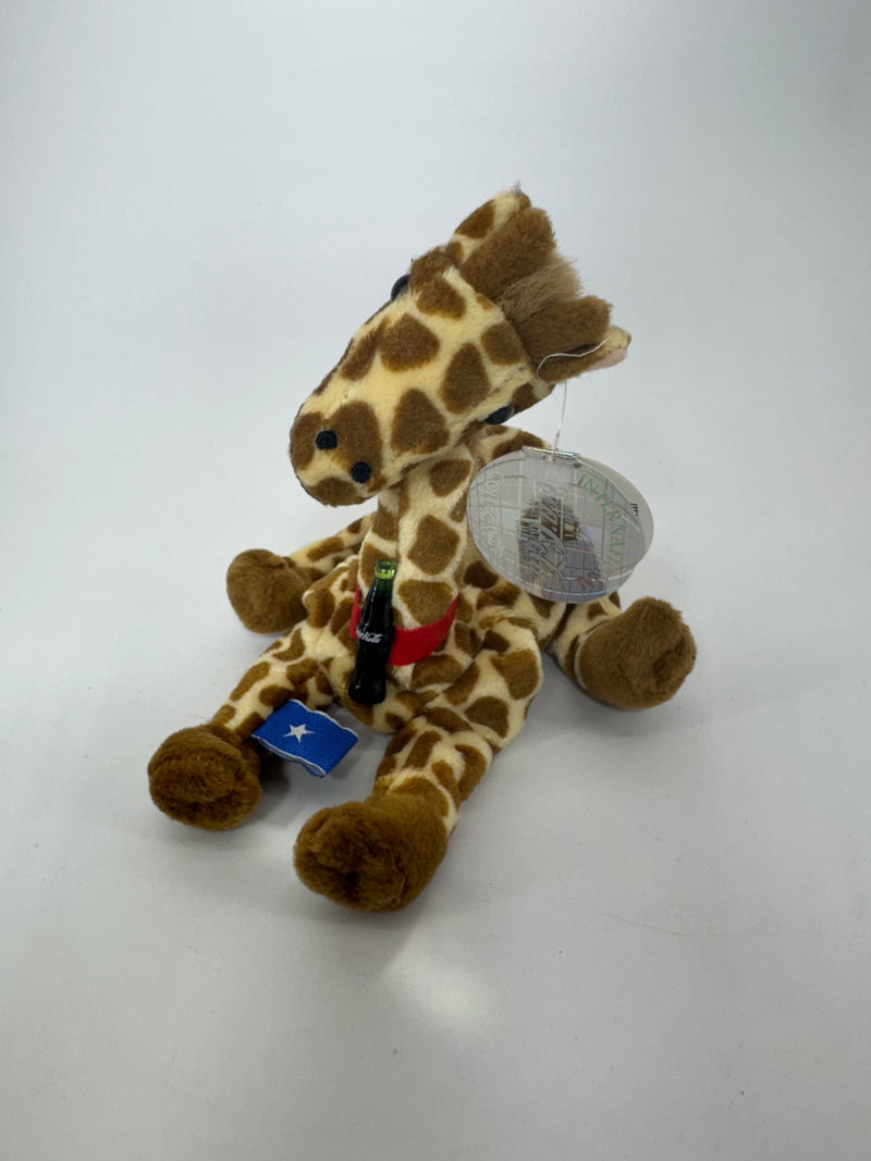 1999 Coca-Cola International Collection "Rifraff the Giraffe" Plush Toy