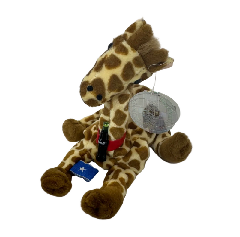 1999 Coca-Cola International Collection "Rifraff the Giraffe" Plush Toy