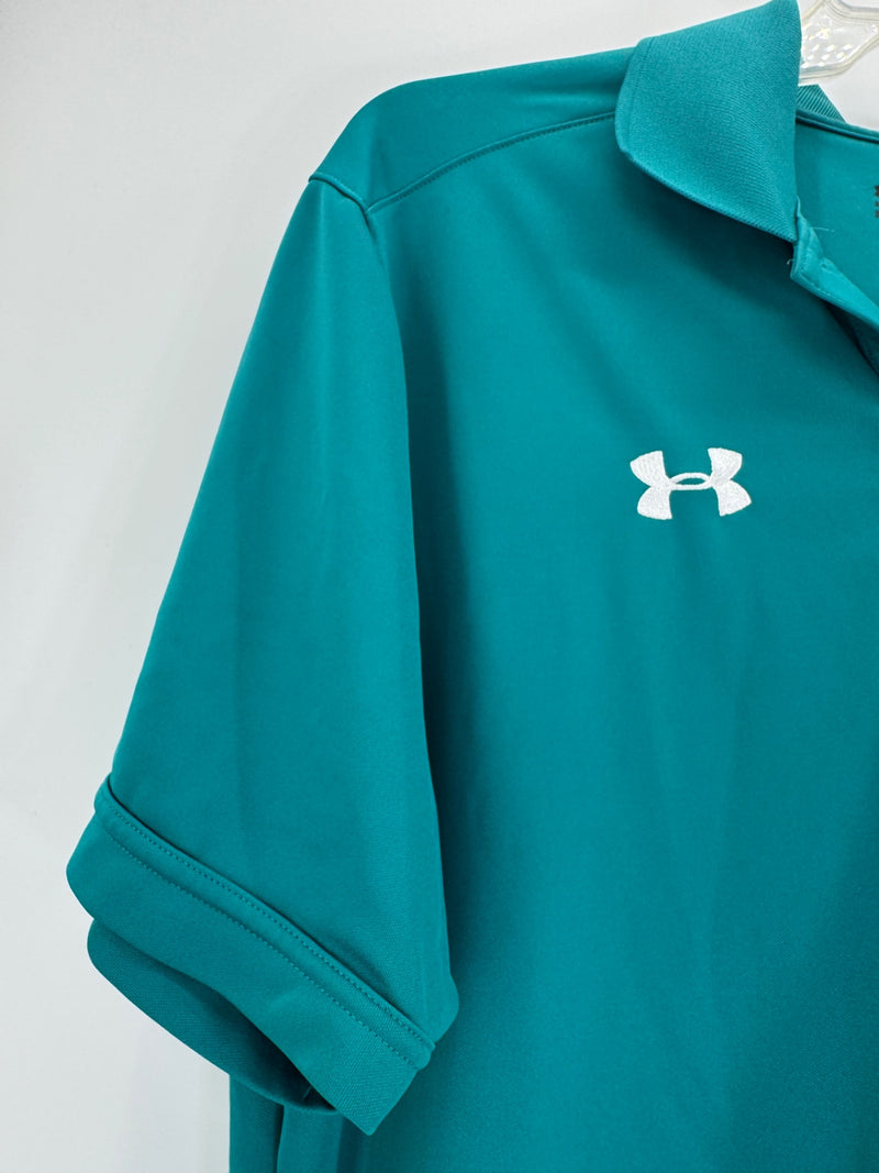 Under Armour Polo Teal Lg