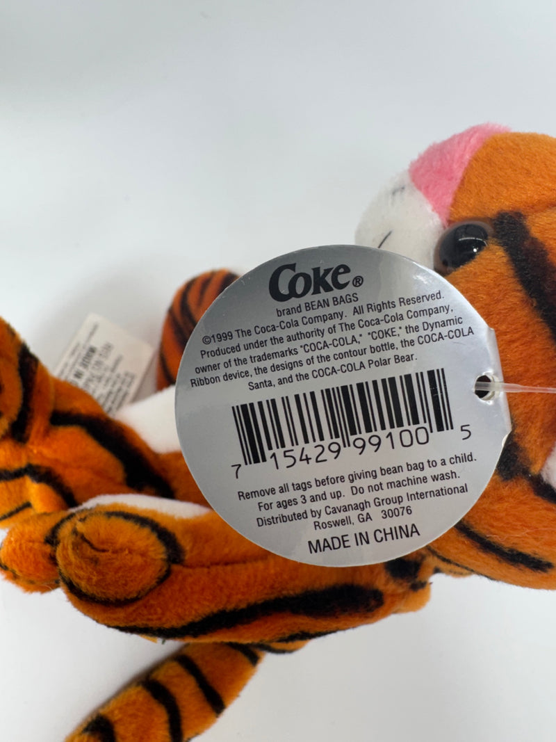 1999 Coca-Cola International "Curry the Tiger" Plush Toy