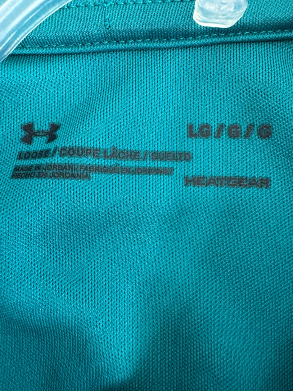 Under Armour Polo Teal Lg