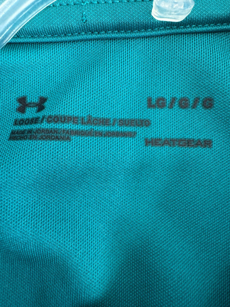 Under Armour Polo Teal Lg