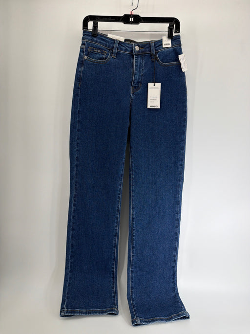 Judy Blue High Waist Straight Jeans Dark Wash