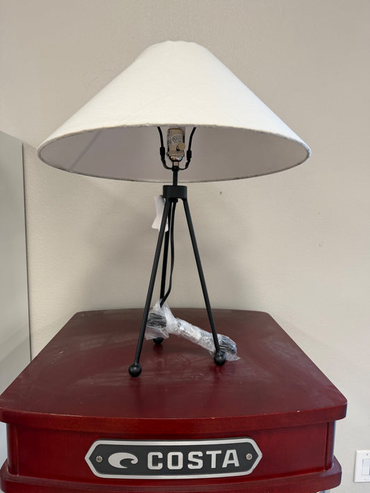 Four Hands Waldorf White Shade Table Lamp