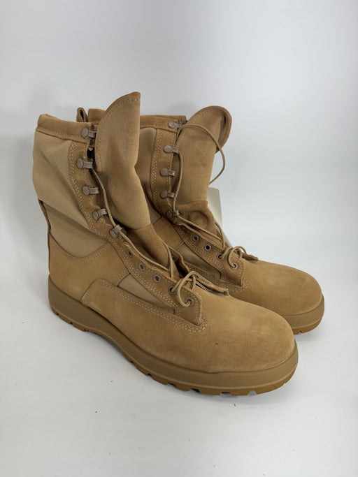 Bates E33100 Tan Combat Boots HW 14N