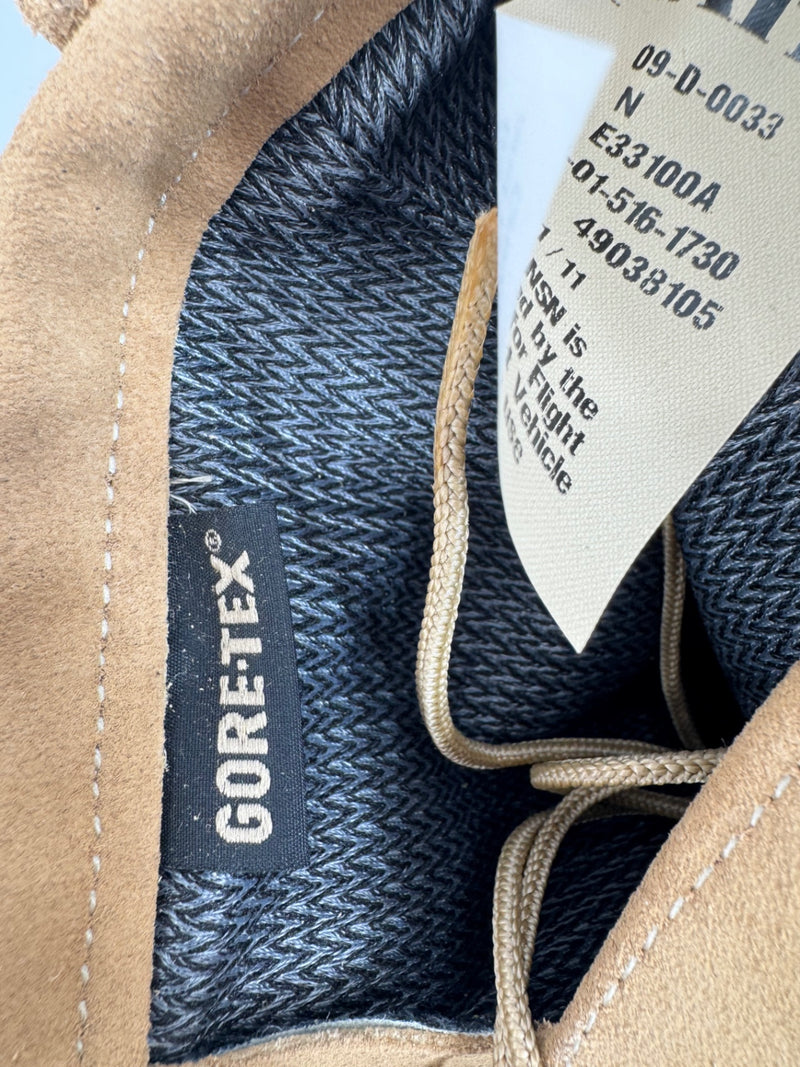 Bates E33100 Tan HW Combat boots 14N