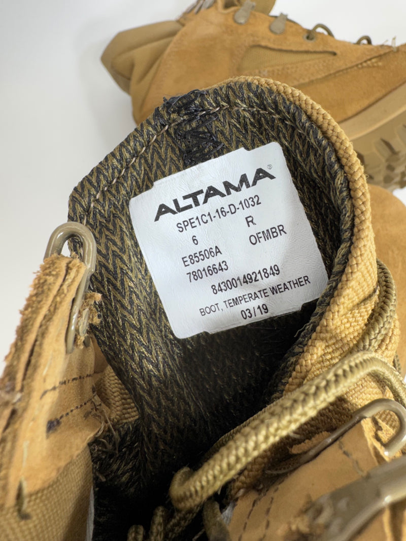 Altama E85506A Temperate Combat Boot 6R