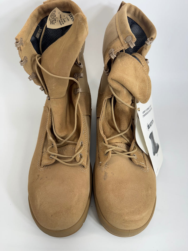 Bates E33100 Tan HW Combat boots 14N