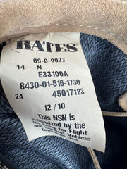 Bates E33100 Tan Combat Boots HW 14N