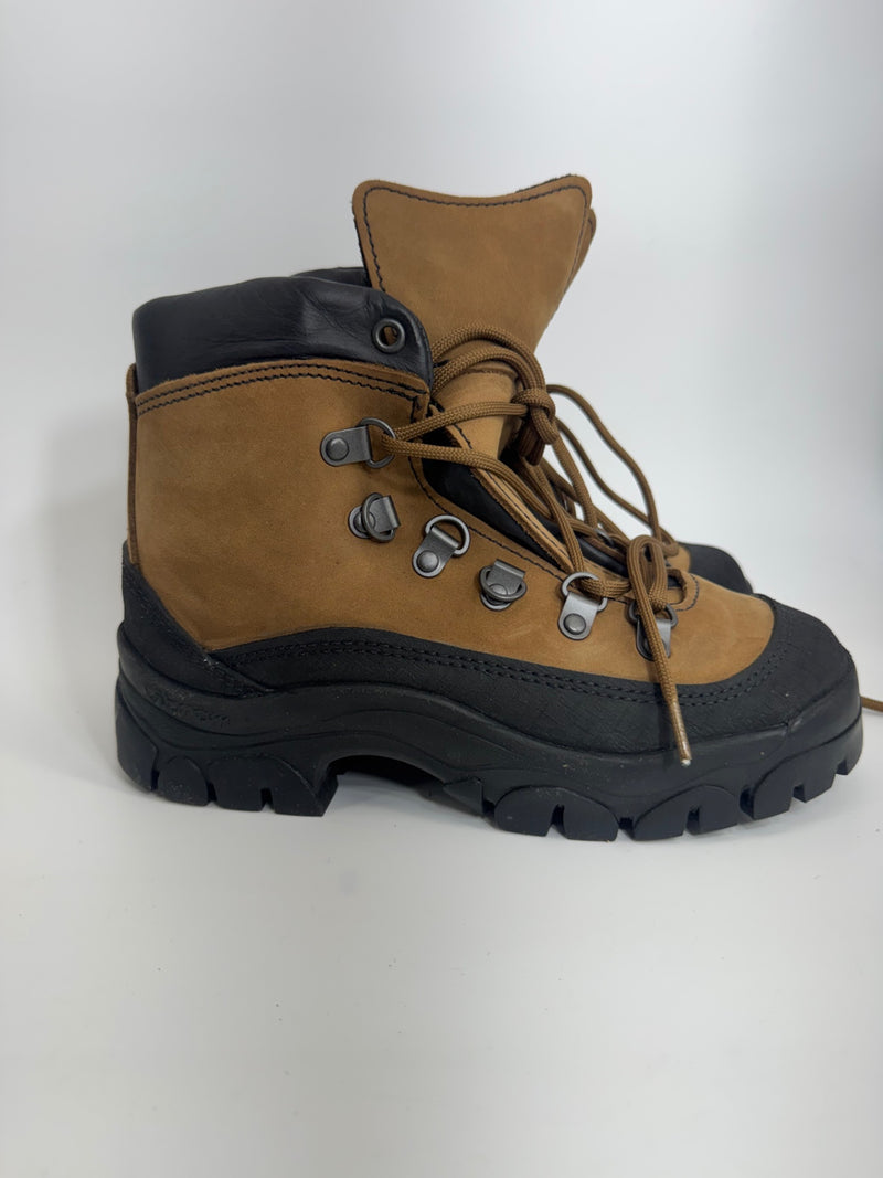 Bates Boys Youth Coyote Brown Combat Hiker Steel Toe Boots Size 4R