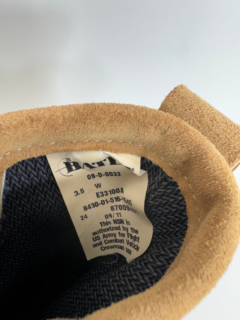 Bates 33100D Desert Tan Combat Boots 3.5W