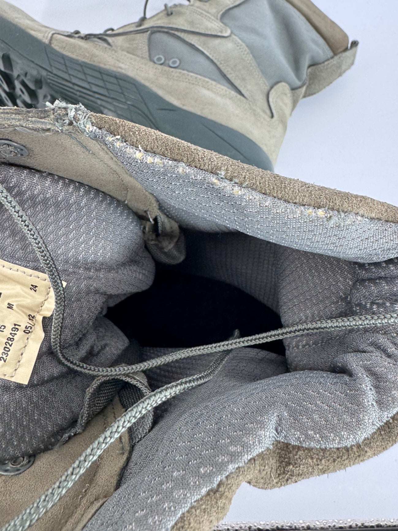 Bates Green Combat Boots 15 M