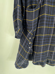 Derek Lam Blue Plaid Dress NWT