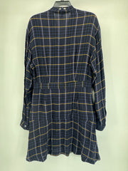 Derek Lam Blue Plaid Dress NWT