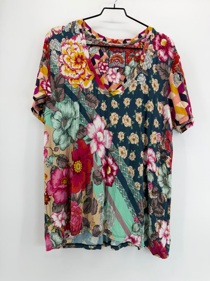 Johnny Was - Bamboo Floral Top - 2XL