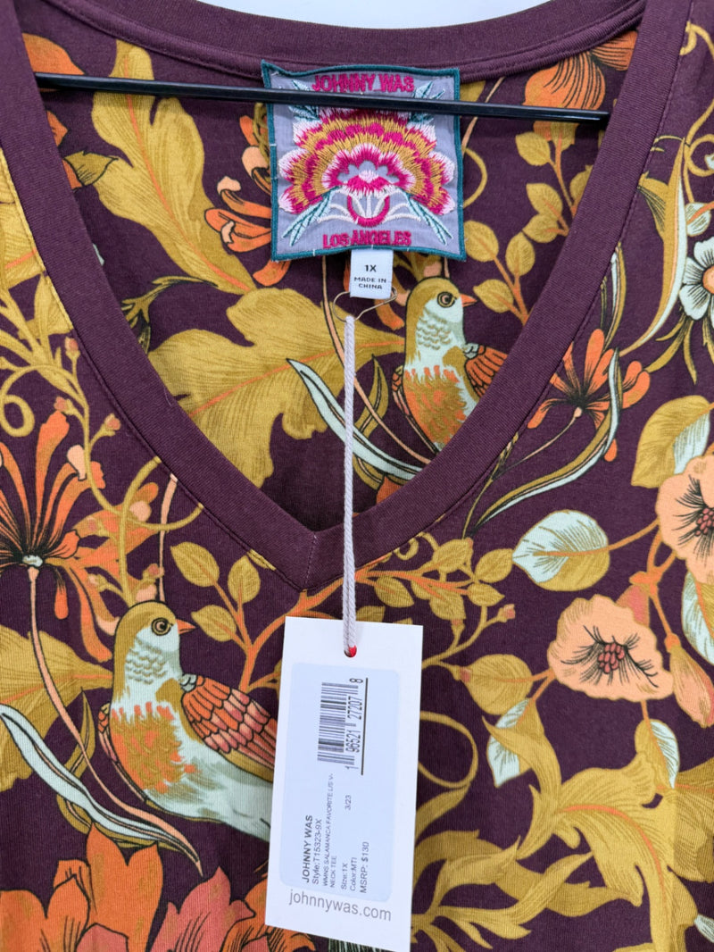 Johnny Was NEW Salamanca Favorite Tee - 1X